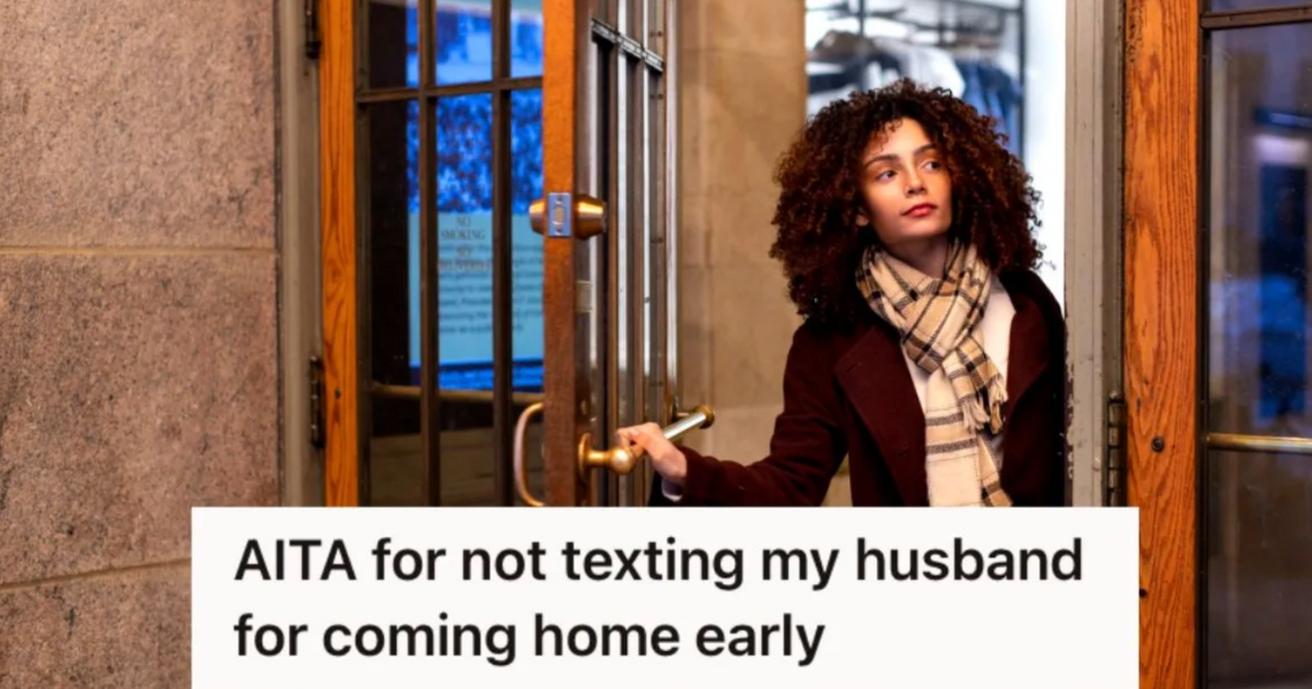 woman opening the door to her home