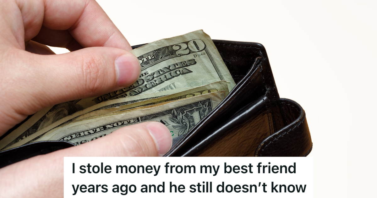 closeup of man's hands taking money from wallet