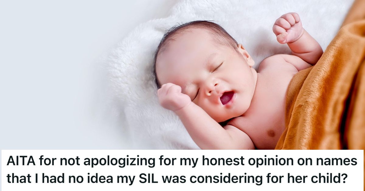 Newborn baby yawning