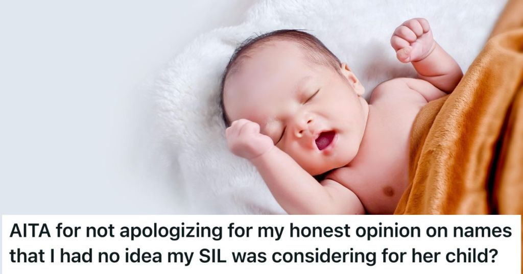 Newborn baby yawning