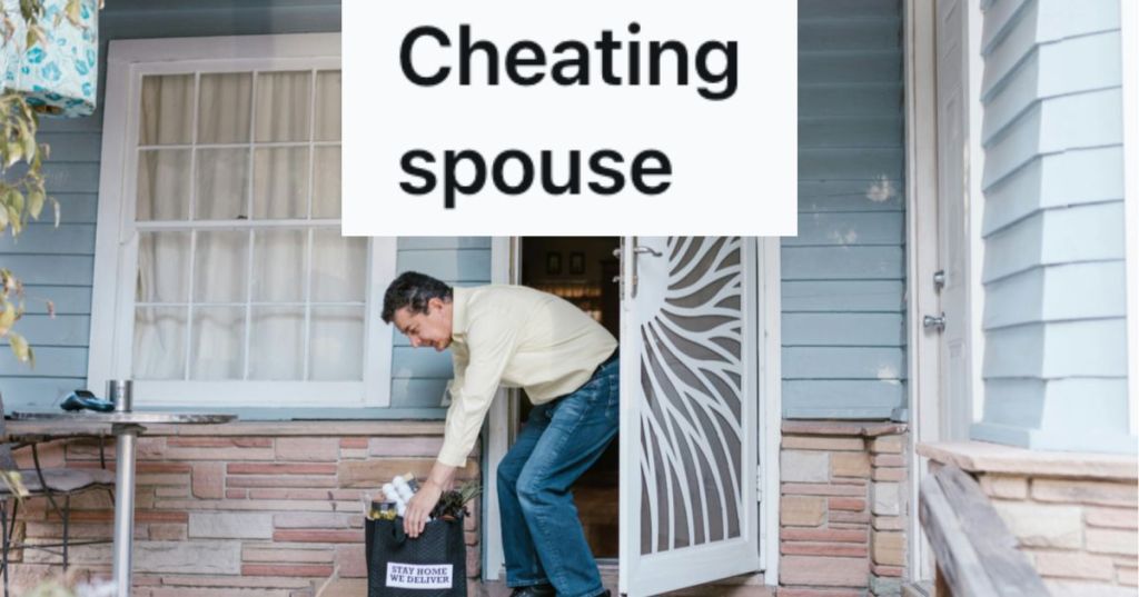 Man picking up food delivery