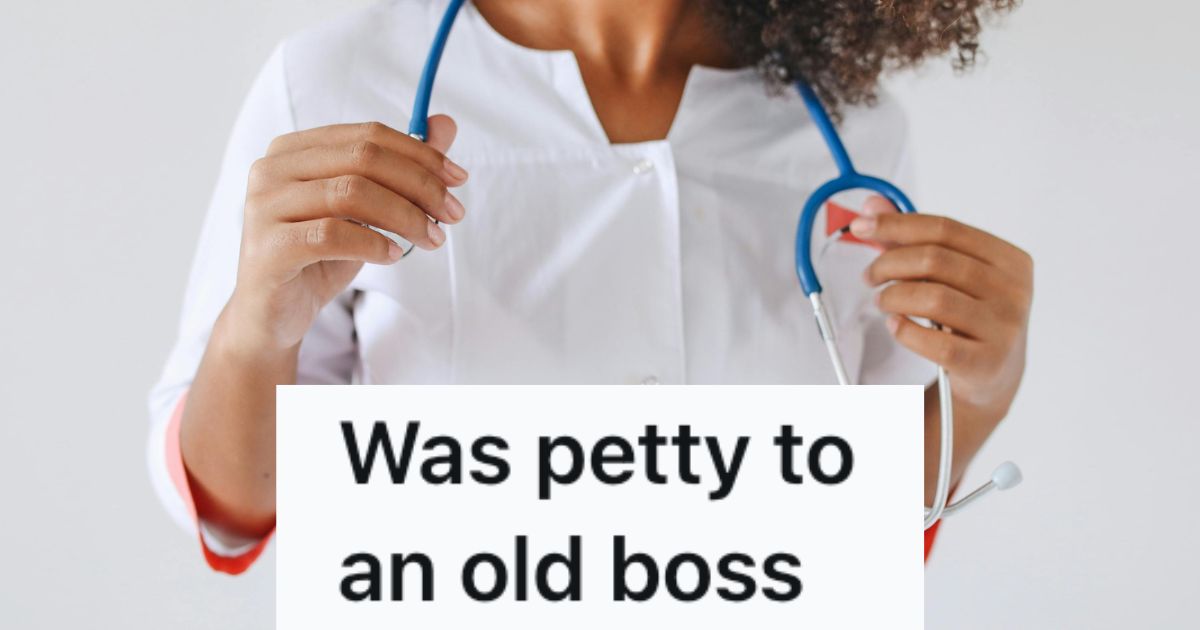 Nurse holding stethoscope