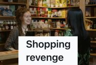 A Couple Jumped Ahead Of Him And His Wife In Line, So She Added Something To Their Checkout So They Had To Wait For A Clerk