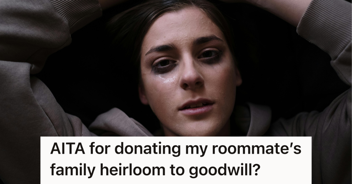 Their Old Roommate Left Things Behind, But They Never Agreed To Store It For Free Young woman lying down, crying