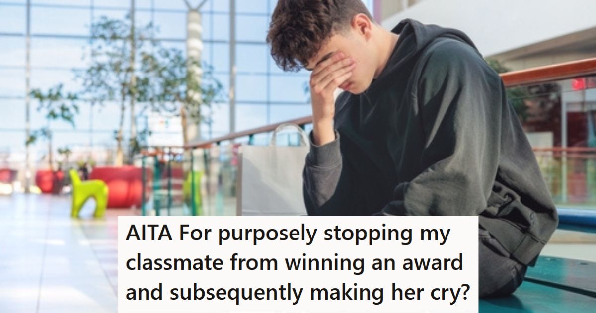 Teen boy who is upset