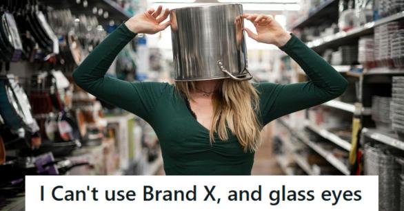 Woman in green acting weird in the middle of Walmart