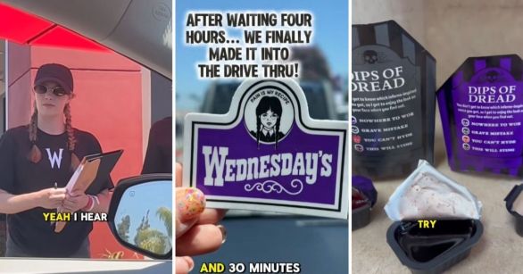 Wednesday's themed Wendy's