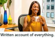 Her Boss Ordered Her To Keep A Detailed Log Of Everything She Did, So She Delivered Months Of Records And He Was Caught Off Guard Before Being Fired For Fraud