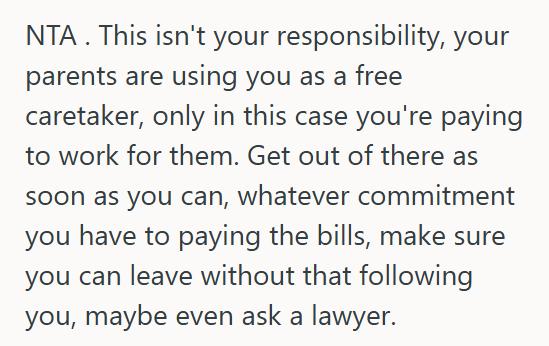 Your Kid 3 She’s Considering Telling Her Mother She Won’t Take Care Of Her Sister For The Rest Of Her Life, Even Though Her Parents Expect Her To Do Just That