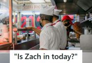 Elderly Woman Walked Into A Fast Food Restaurant Asking For “Zach,” So The Staff Had To Explain Why He Wasn’t There