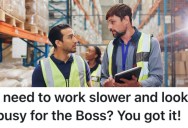 Their Supervisor Told Them to Make Their Work Last Longer To Look Good In Front Of The Boss, So They Took Their Sweet Time And Barely Did Any Work For Months
