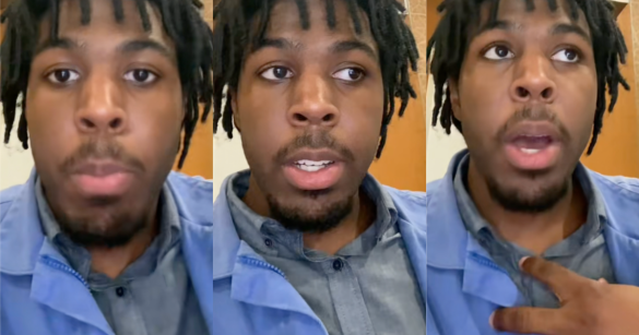 man talking about restaurants