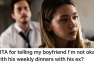 Her Boyfriend Has Lunch Once A Week With His Ex, But She Wants These One-On-One Meals To Stop