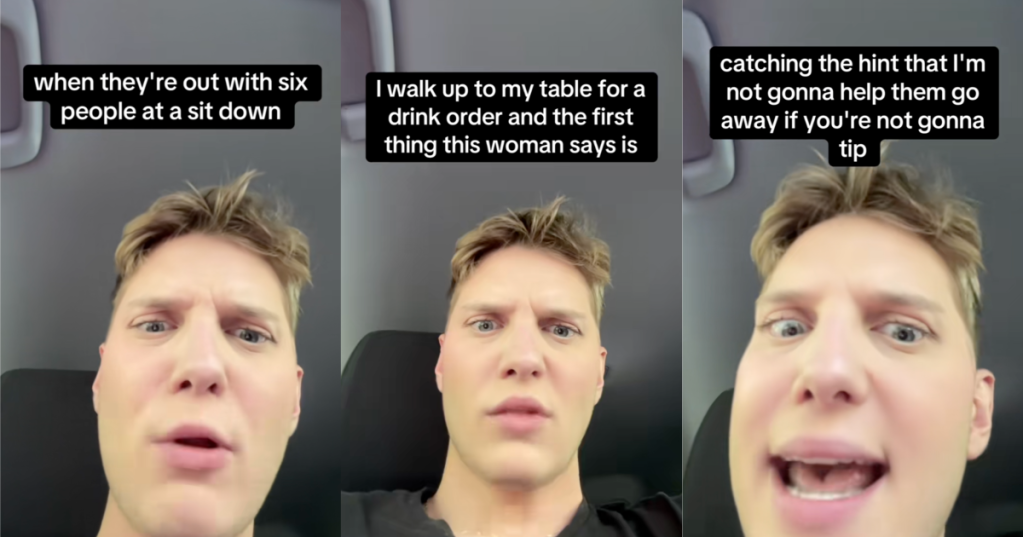 man talking about his job