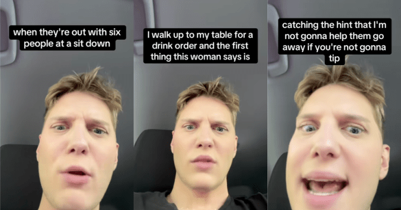 man talking about his job