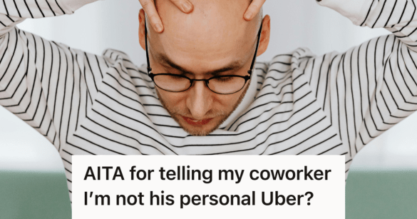 annoyed man putting hands on head