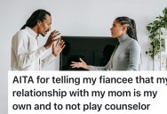 Fiancée Keeps Pressing Groom To Invite Estranged, Long-Absent Mom To Their Wedding, But He’s Hung Up On Her History Of Affairs
