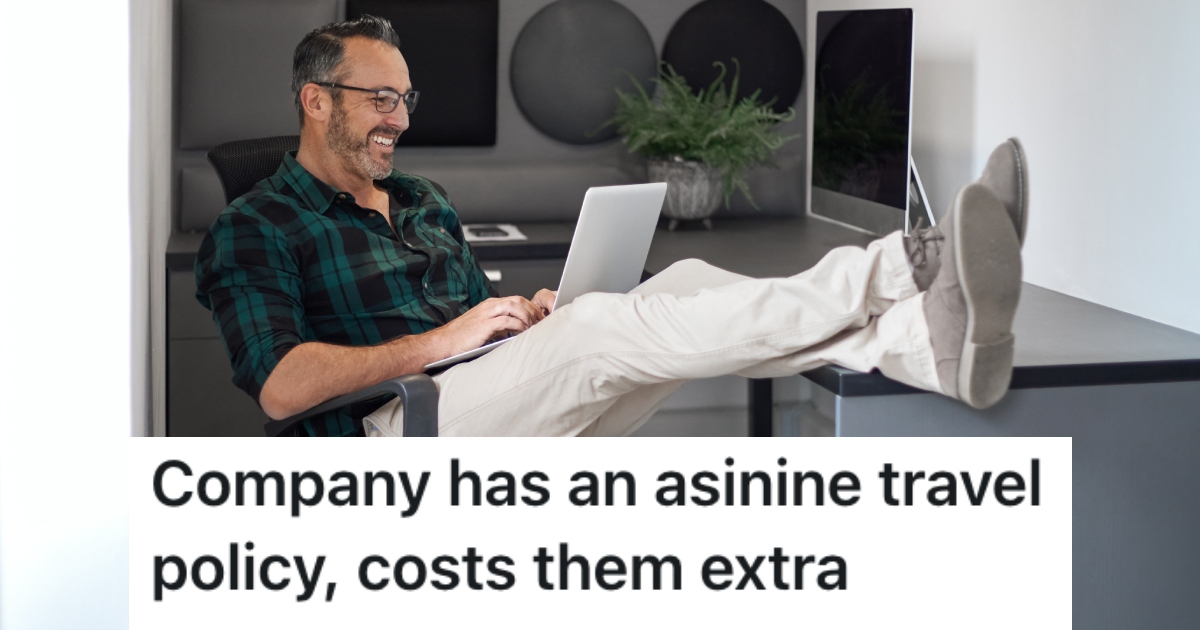 man with his feet on desk