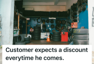 Auto Parts Customer Got A One-Time Discount For A Damaged Part, But Then He Began Demanding Special Treatment Every Time He Came In