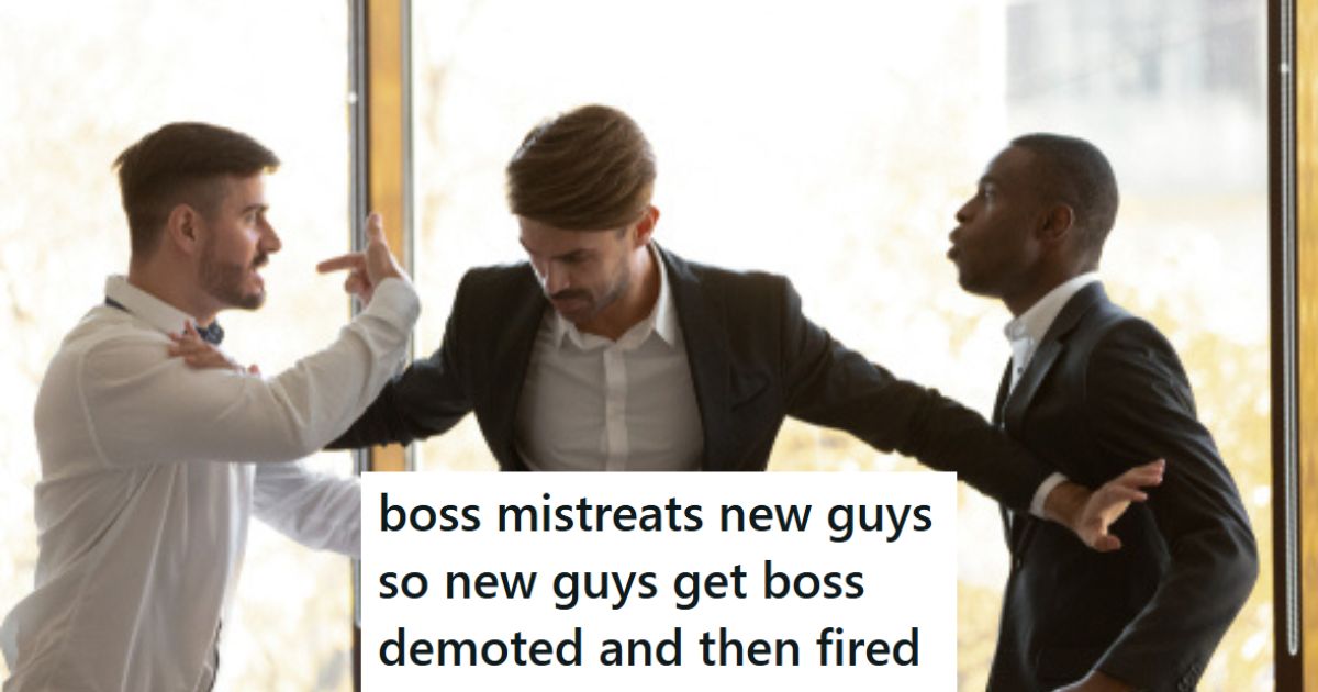 Service Technician Was Mistreated By His Boss When He Was First Starting Out, So He Held A Grudge And Years Later Got His Boss Fired Two guys fighting, one holding them back