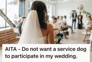 Bridesmaid Demanded To Include Her Service Dog In The Ceremony, And The Bride’s Refusal Left Their Friendship Hanging By A Thread