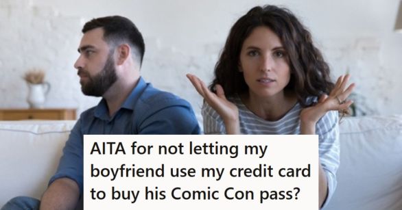 Frustrated woman with boyfriend