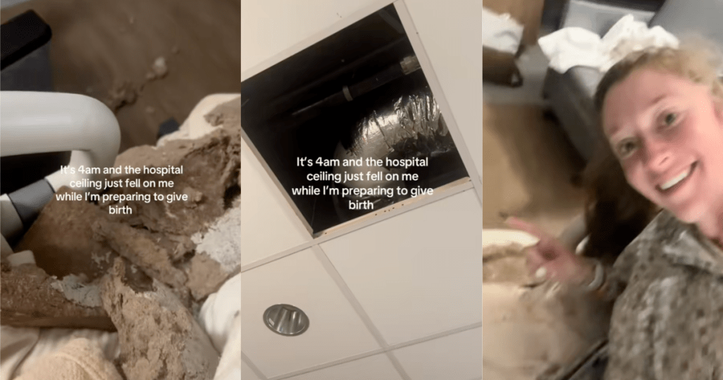 woman in a delivery room