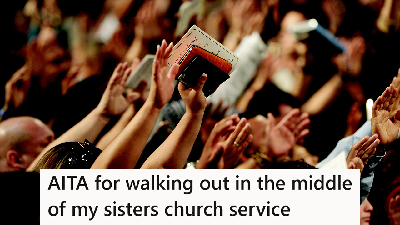 churchgoers at praise session