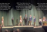 A Student Wouldn’t Shake Hands With Her High School Administrators Because They Didn’t Help Her Out When She Was Bullied