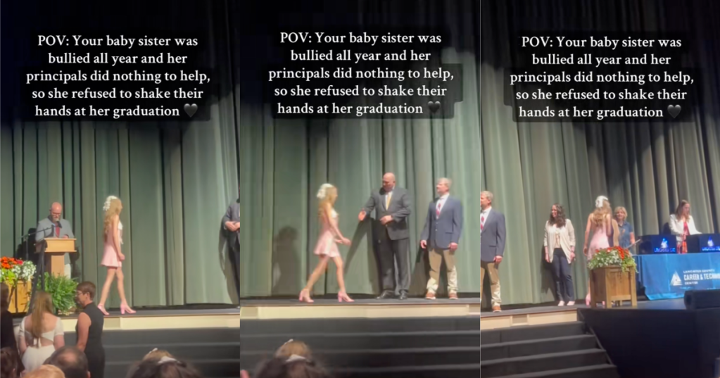 girl at a graduation