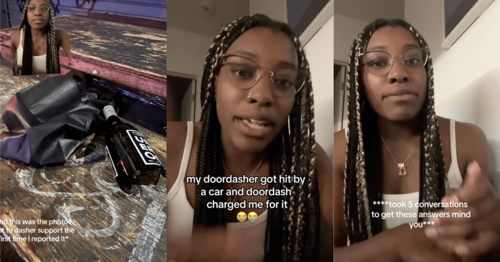 woman talking to tiktok viewers