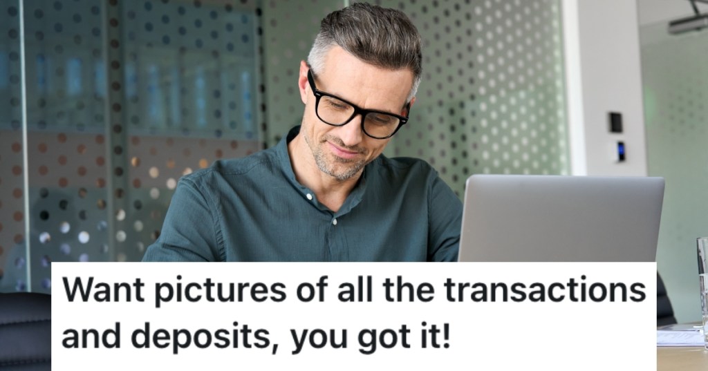 man in an office