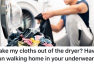A Group Of People Swimming In Their Underwear Messed With His Laundry, So He Got Revenge By Throwing Their Clothes Away