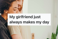 Introverted Man Tried To Blend Into The Background At A Party, So His Girlfriend Wrapped Her Arms Around Him And Made Him Feel Seen