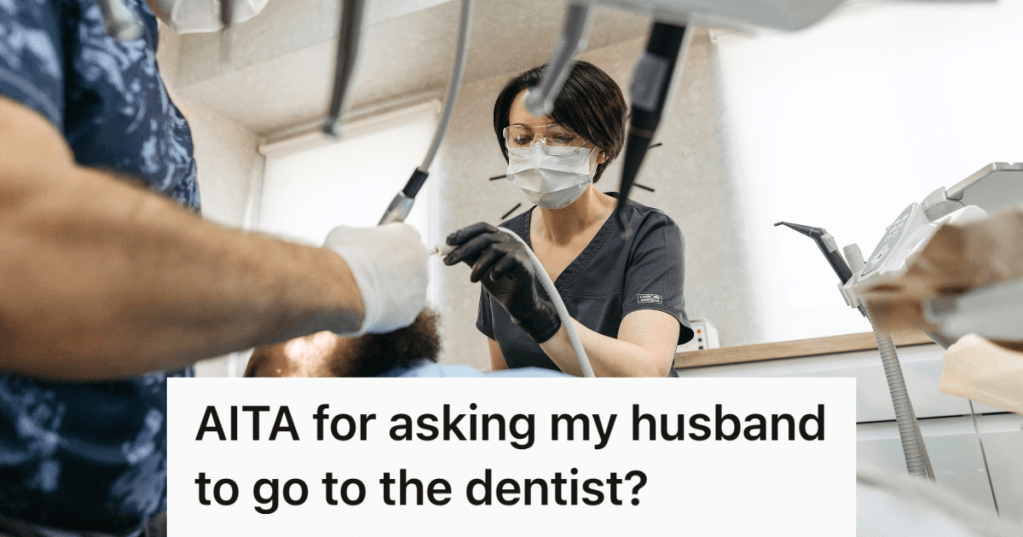 dentists performing a teeth cleaning