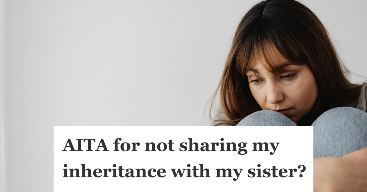 Two Sisters Lost Both Parents In The Same Decade, So When Only One Sister Was Left An Inheritance, The Other Felt Betrayed depressed woman hugging her knees