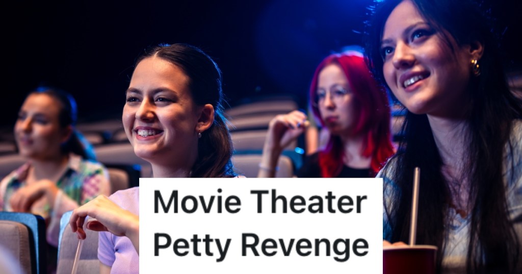 women in a movie theater