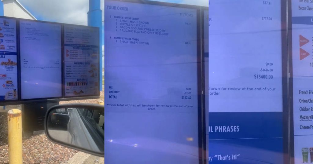 An AI bot at a drive through