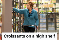An Elderly Woman Couldn’t Reach The Croissants, So A Tall Stranger Became Her Unexpected Grocery Store Hero