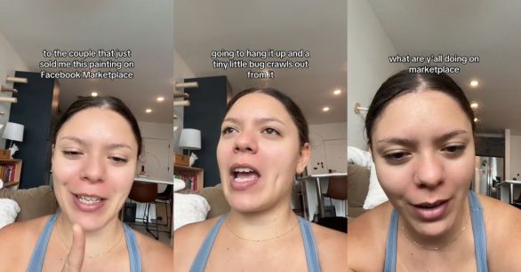 Emma Klein discussing her painting adventure