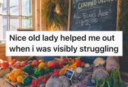 She Was Struggling With Her Bags And Ready To Give Up, But A Stranger’s Sweet Gesture At The Farmers Market Changed Everything