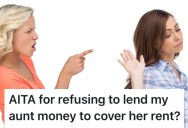 Her Aunt Wants To Borrow Money To Pay Her Rent, But She Wants To Spend The Cash She’s Saved Up On A Car