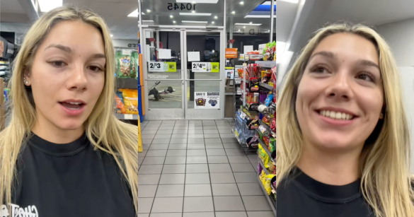 woman inside a store