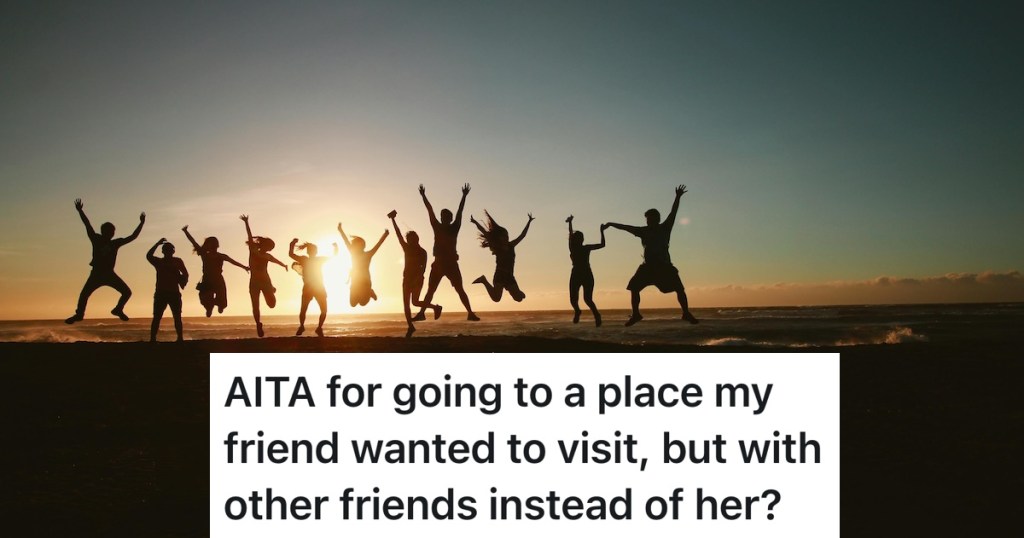 shadow of friends jumping during sunrise