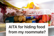 She Bought A Mini Fridge To Stop Her Thieving Roommate From Eating Her Food, But She Called Her Petty And Started Telling Everyone She Was Creating A Hostile Environment
