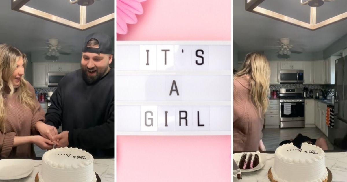 Couple's gender reveal video