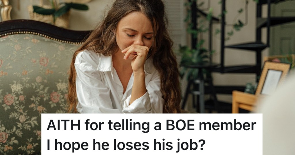 girl thinking to herself with hand over her mouth