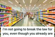 A Family Tried To Skirt The Store’s Rules On Buying Cough Medicine, So A Simple Grocery Store Run Turned Into A Full-Blown Showdown With The Cashier