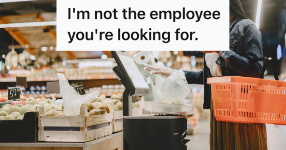 grocery store self checkout