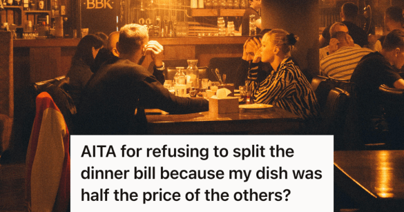 group of people dining out